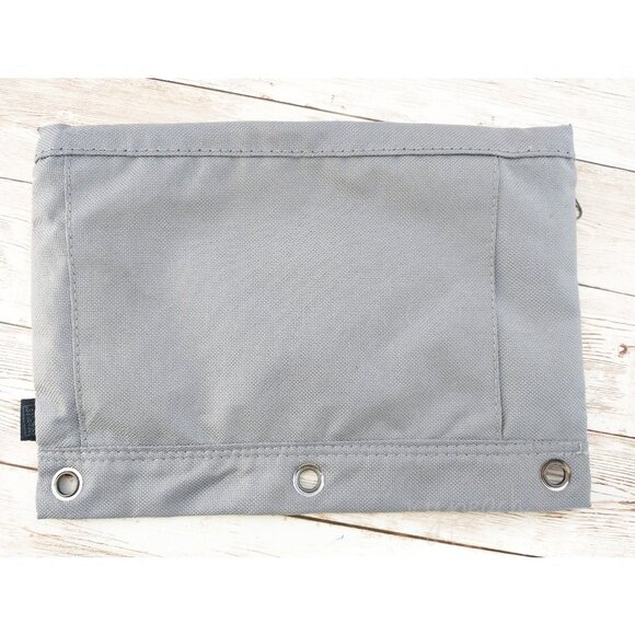 Staples 3-Ring Zipper Pouch Gray Binder Accessory Pencil Case Organizational - Picture 2 of 9